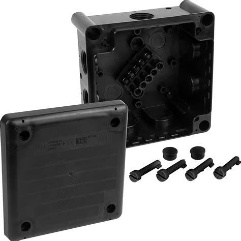 black junction box ip66|ip66 junction box screwfix.